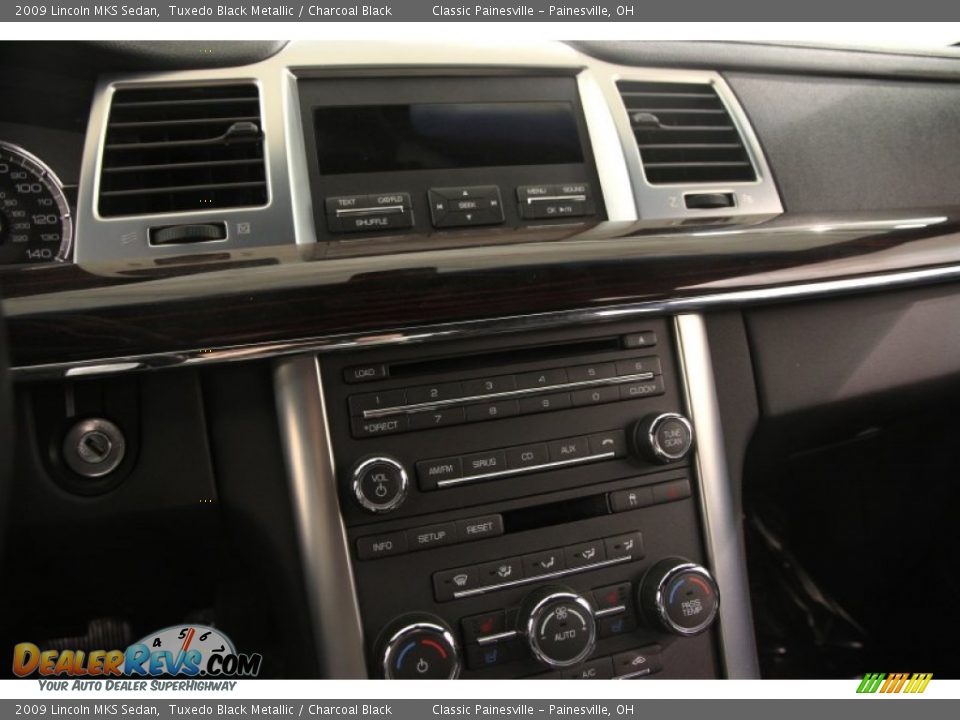 2009 Lincoln MKS Sedan Tuxedo Black Metallic / Charcoal Black Photo #8