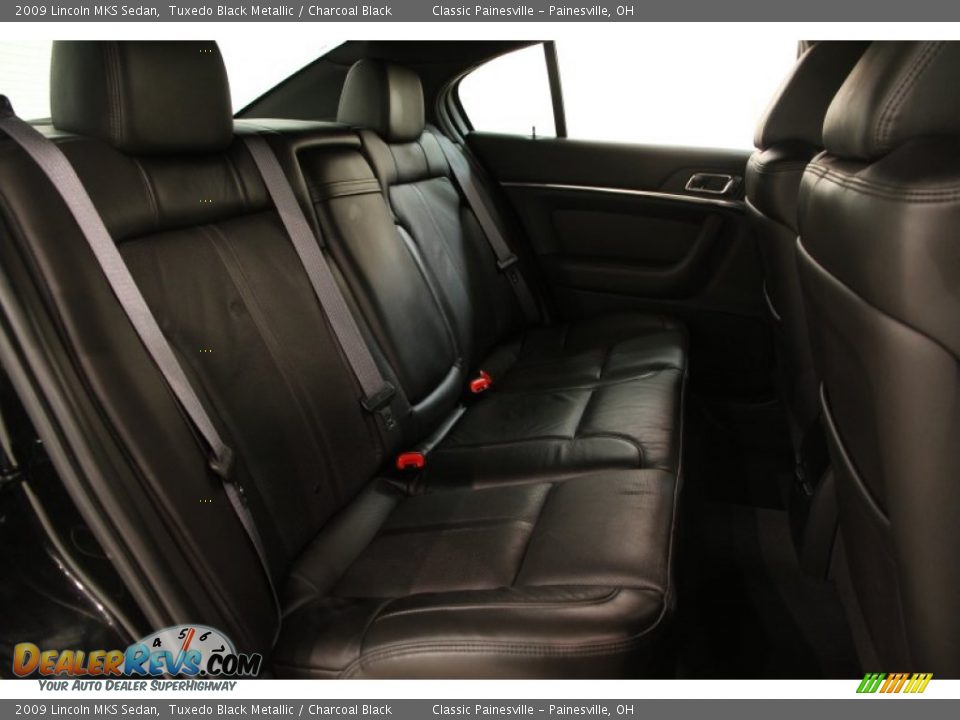 2009 Lincoln MKS Sedan Tuxedo Black Metallic / Charcoal Black Photo #14