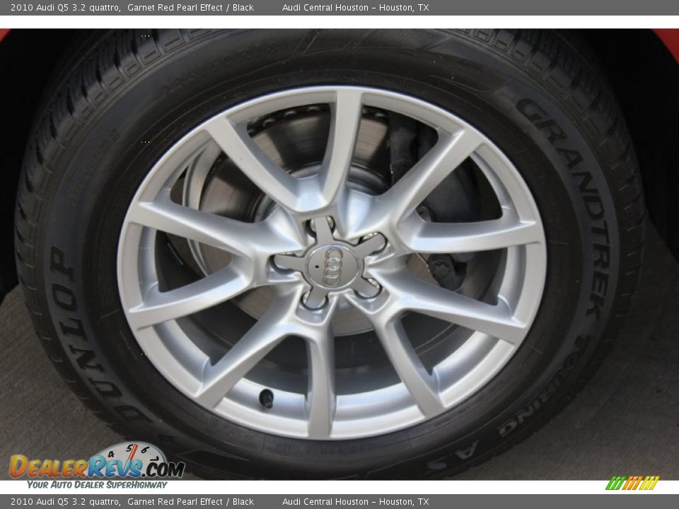 2010 Audi Q5 3.2 quattro Garnet Red Pearl Effect / Black Photo #4