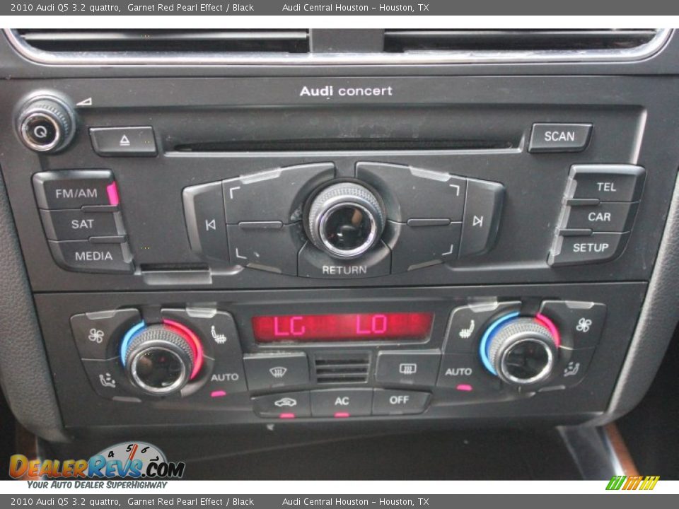 2010 Audi Q5 3.2 quattro Garnet Red Pearl Effect / Black Photo #18