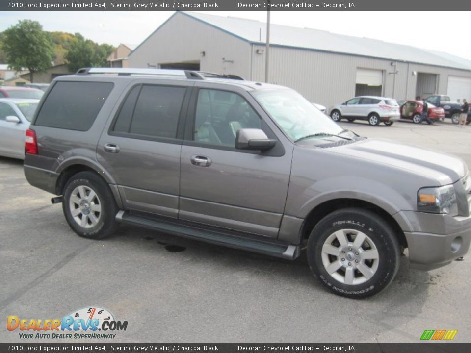 2010 Ford Expedition Limited 4x4 Sterling Grey Metallic / Charcoal Black Photo #3