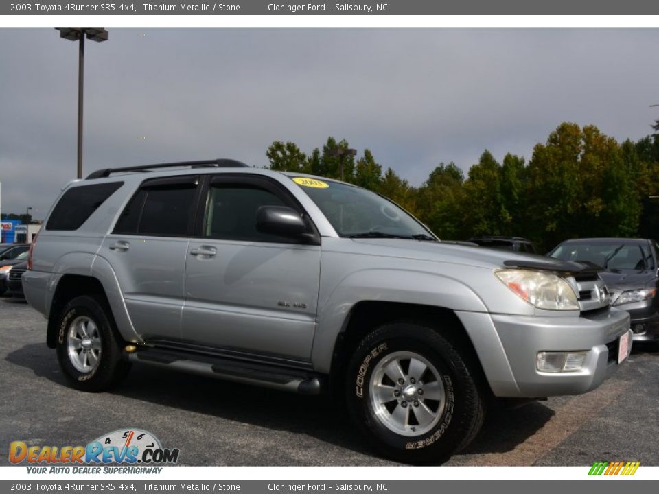 2003 Toyota 4Runner SR5 4x4 Titanium Metallic / Stone Photo #1