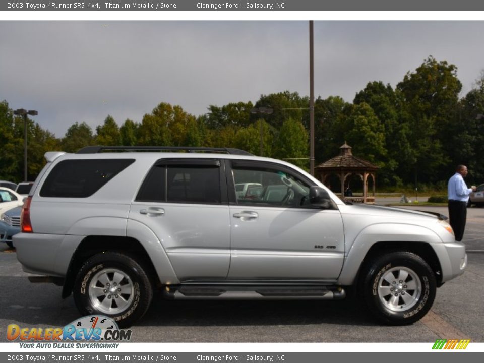 2003 Toyota 4Runner SR5 4x4 Titanium Metallic / Stone Photo #2