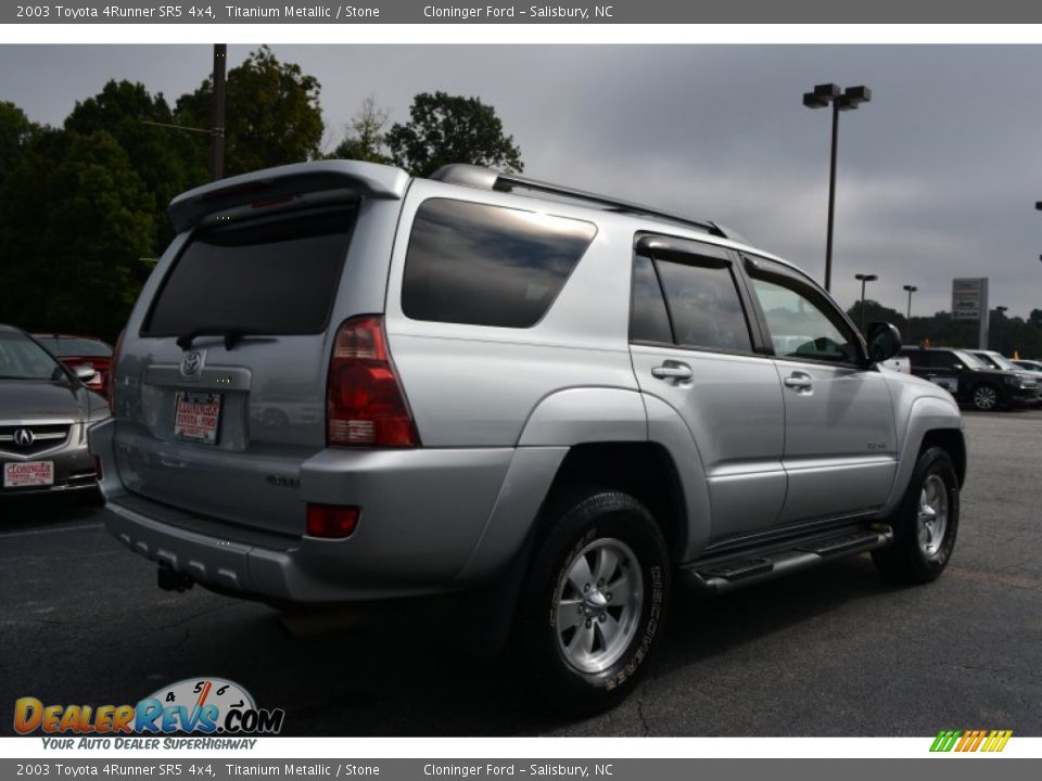 2003 Toyota 4Runner SR5 4x4 Titanium Metallic / Stone Photo #3