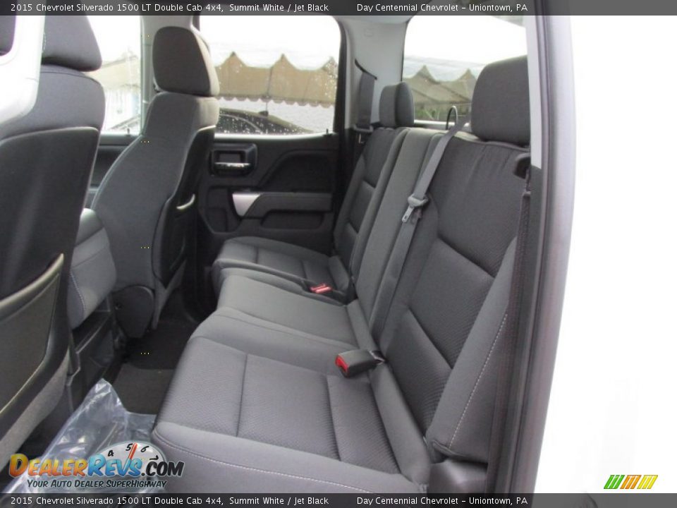 Rear Seat of 2015 Chevrolet Silverado 1500 LT Double Cab 4x4 Photo #14