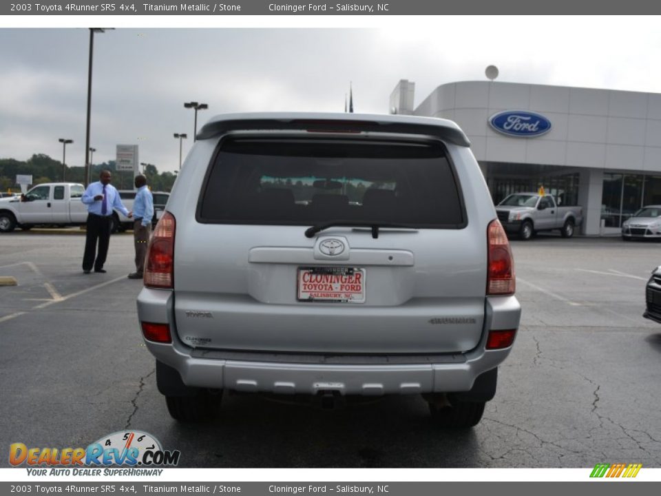 2003 Toyota 4Runner SR5 4x4 Titanium Metallic / Stone Photo #4