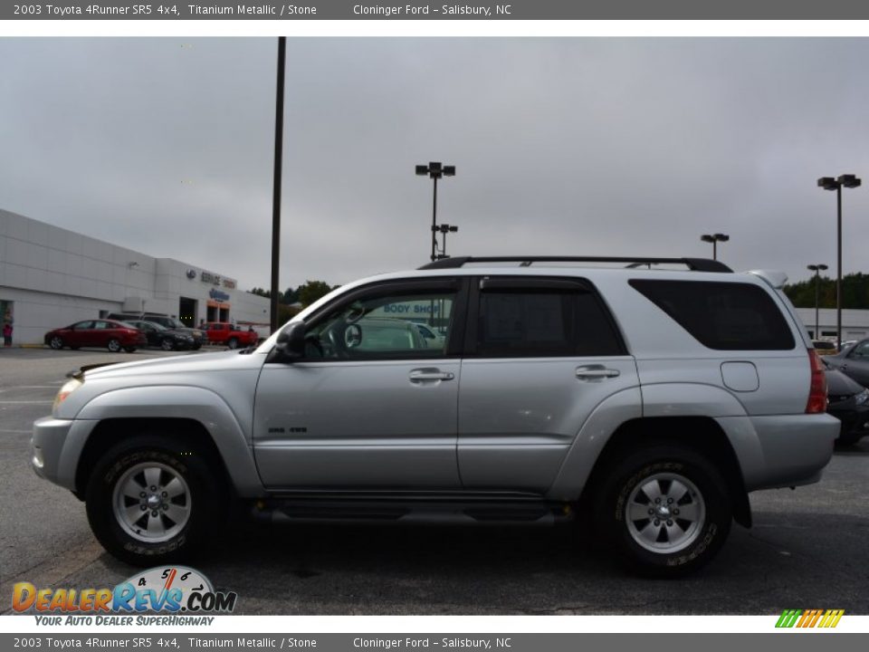 2003 Toyota 4Runner SR5 4x4 Titanium Metallic / Stone Photo #5
