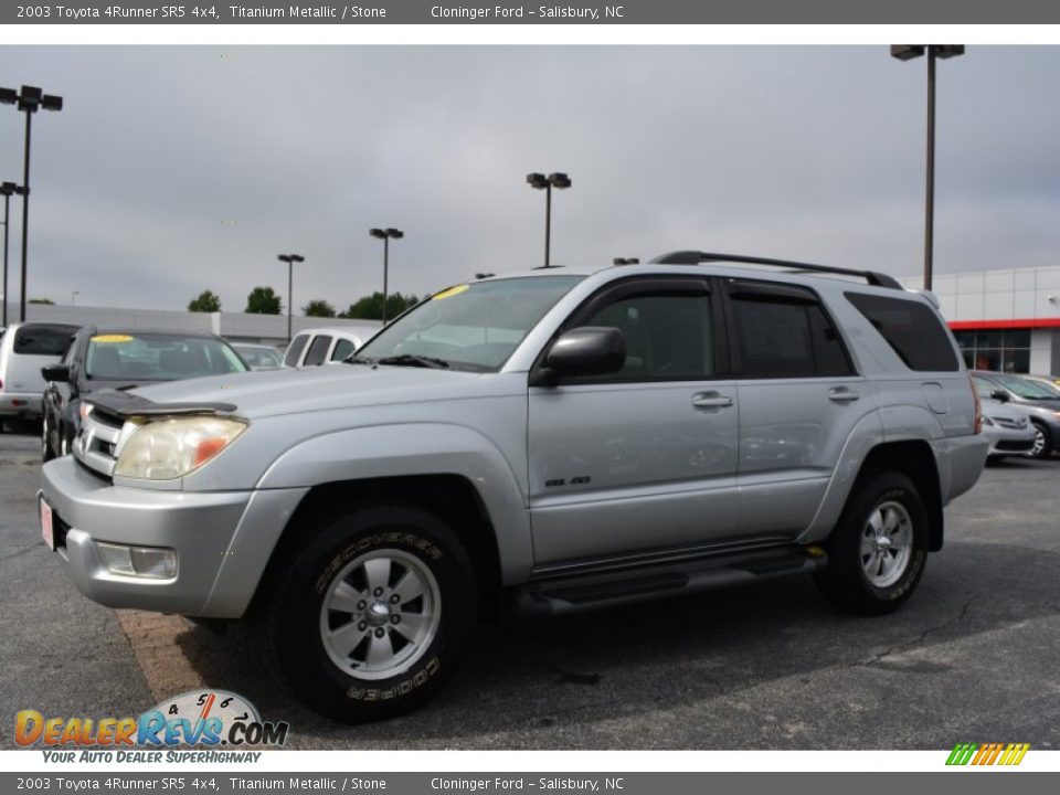 2003 Toyota 4Runner SR5 4x4 Titanium Metallic / Stone Photo #6