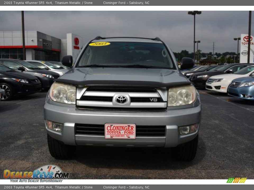 2003 Toyota 4Runner SR5 4x4 Titanium Metallic / Stone Photo #7