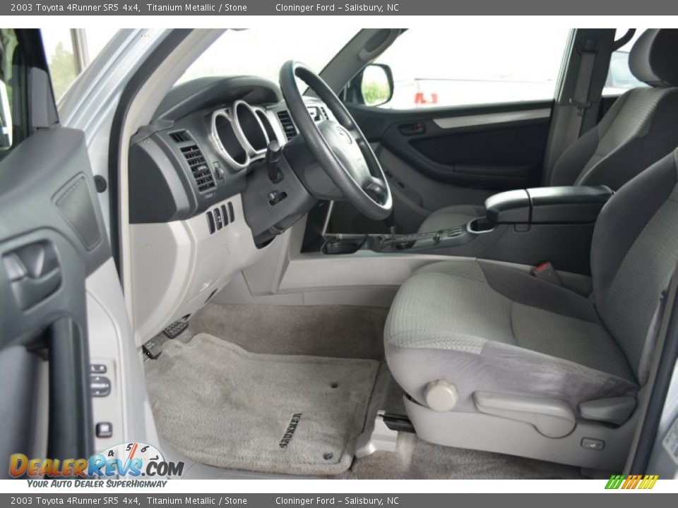 2003 Toyota 4Runner SR5 4x4 Titanium Metallic / Stone Photo #9