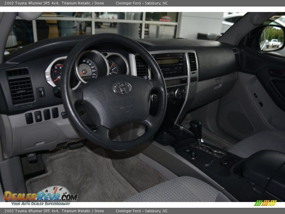 2003 Toyota 4Runner SR5 4x4 Titanium Metallic / Stone Photo #10