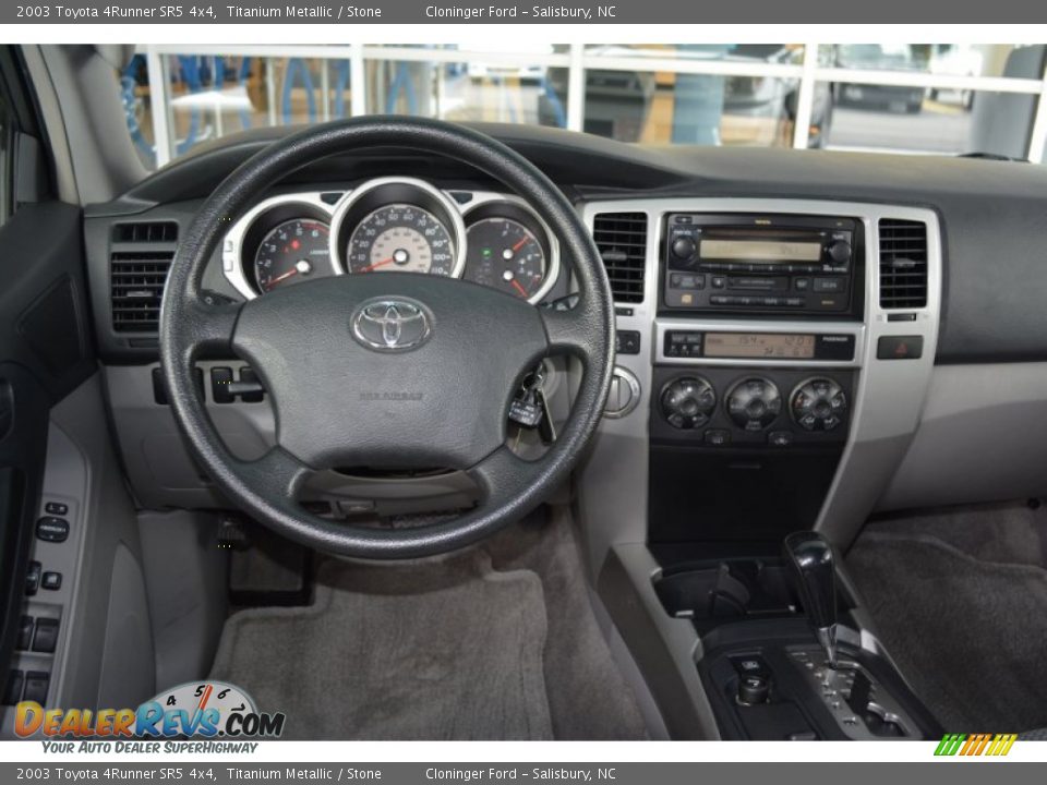 2003 Toyota 4Runner SR5 4x4 Titanium Metallic / Stone Photo #20