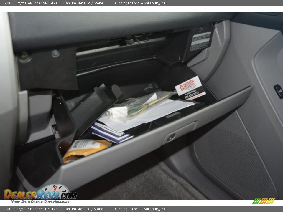 2003 Toyota 4Runner SR5 4x4 Titanium Metallic / Stone Photo #28