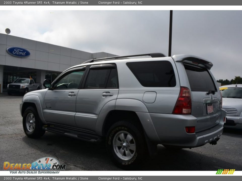 2003 Toyota 4Runner SR5 4x4 Titanium Metallic / Stone Photo #30