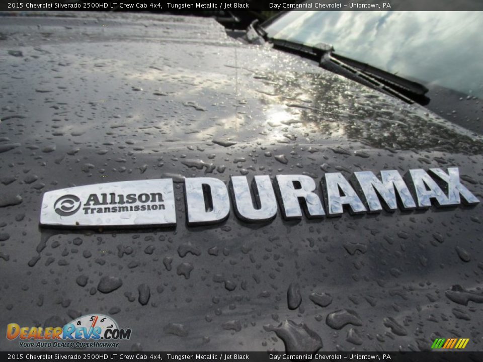 2015 Chevrolet Silverado 2500HD LT Crew Cab 4x4 Tungsten Metallic / Jet Black Photo #11