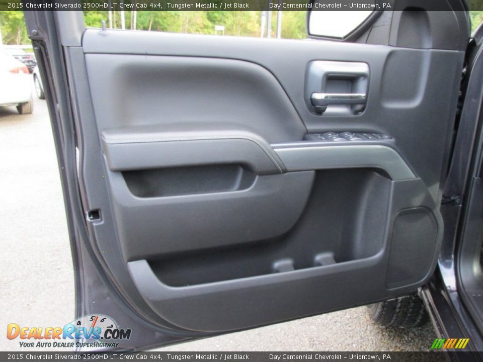 2015 Chevrolet Silverado 2500HD LT Crew Cab 4x4 Tungsten Metallic / Jet Black Photo #12