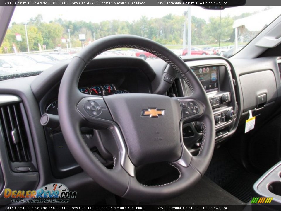 2015 Chevrolet Silverado 2500HD LT Crew Cab 4x4 Tungsten Metallic / Jet Black Photo #15