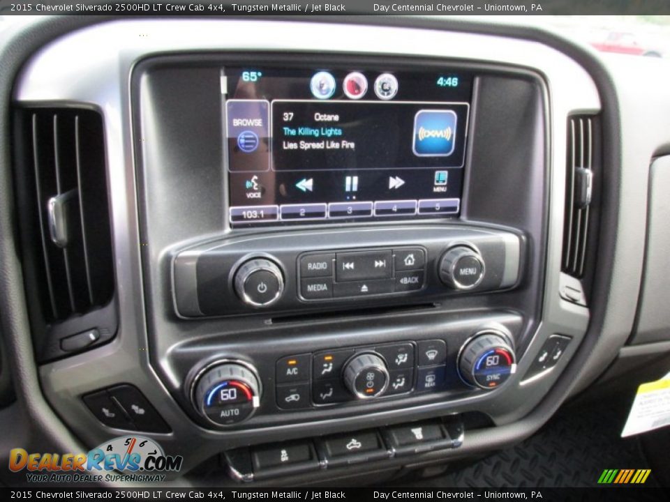 2015 Chevrolet Silverado 2500HD LT Crew Cab 4x4 Tungsten Metallic / Jet Black Photo #17