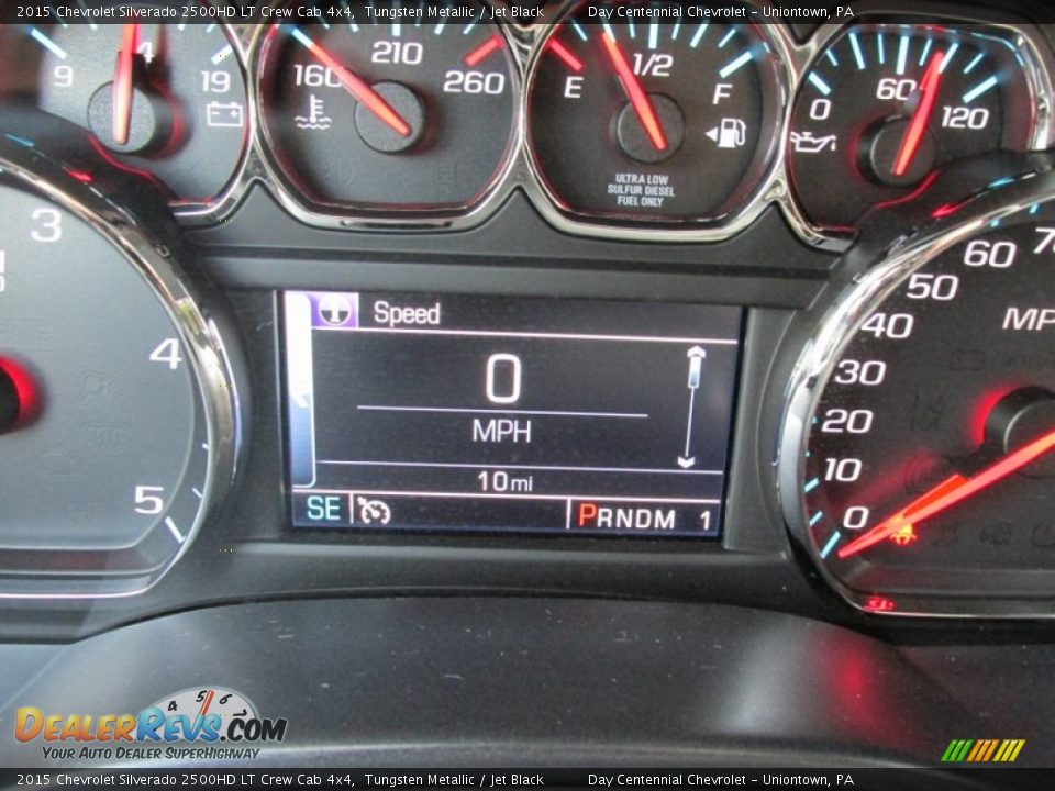 2015 Chevrolet Silverado 2500HD LT Crew Cab 4x4 Tungsten Metallic / Jet Black Photo #20