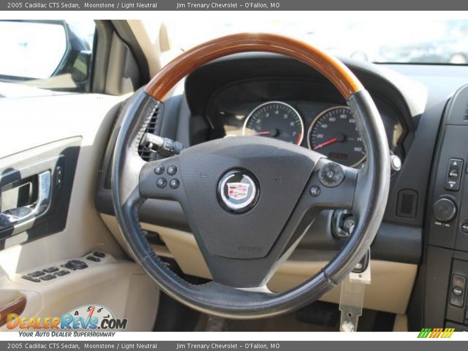 2005 Cadillac CTS Sedan Moonstone / Light Neutral Photo #11