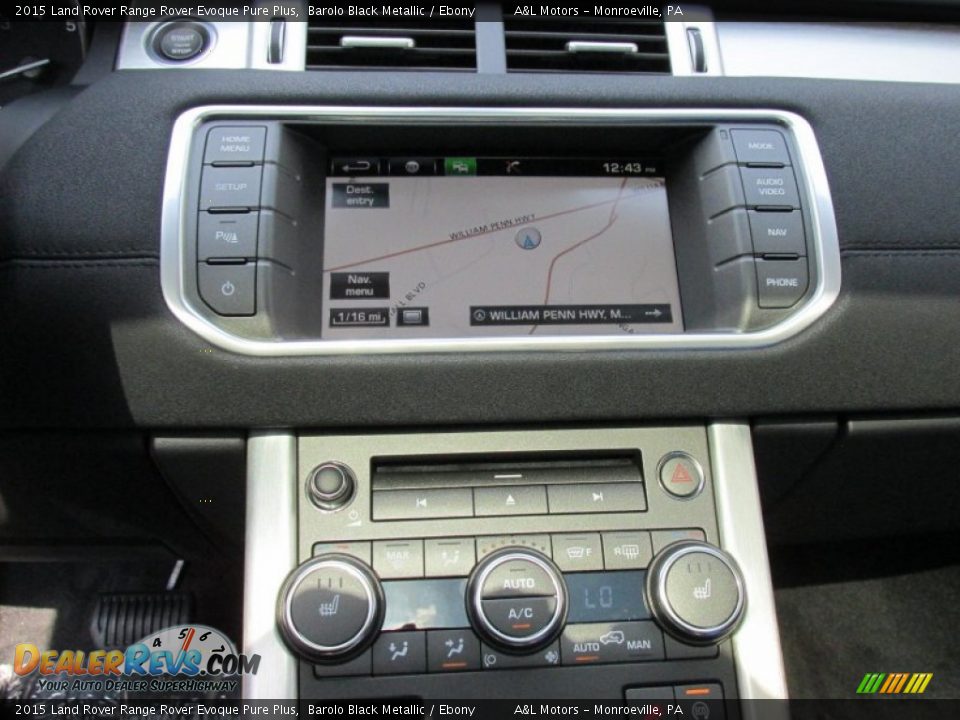 Navigation of 2015 Land Rover Range Rover Evoque Pure Plus Photo #15