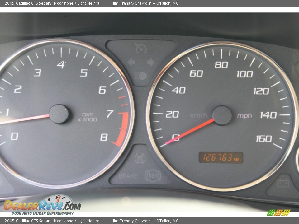 2005 Cadillac CTS Sedan Moonstone / Light Neutral Photo #14