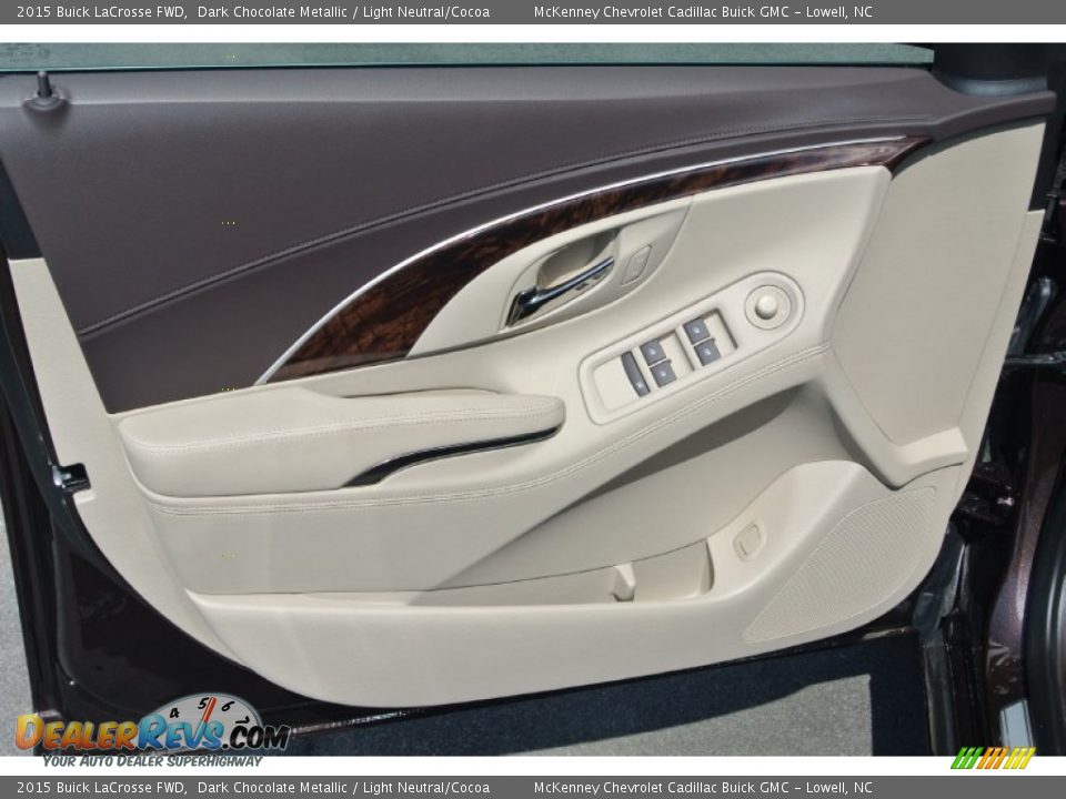 2015 Buick LaCrosse FWD Dark Chocolate Metallic / Light Neutral/Cocoa Photo #9
