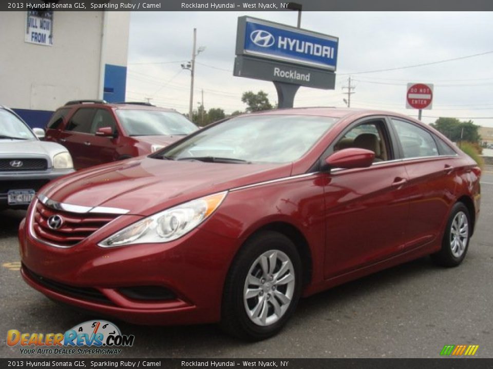 2013 Hyundai Sonata GLS Sparkling Ruby / Camel Photo #1