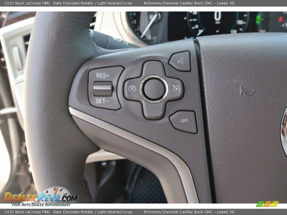 2015 Buick LaCrosse FWD Dark Chocolate Metallic / Light Neutral/Cocoa Photo #13