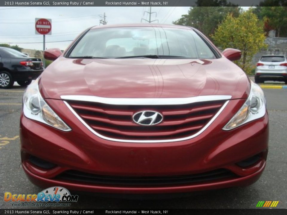 2013 Hyundai Sonata GLS Sparkling Ruby / Camel Photo #2