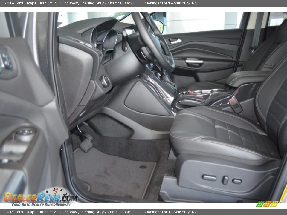 2014 Ford Escape Titanium 2.0L EcoBoost Sterling Gray / Charcoal Black Photo #6