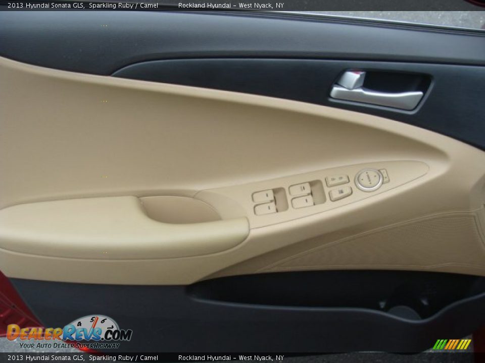 2013 Hyundai Sonata GLS Sparkling Ruby / Camel Photo #7