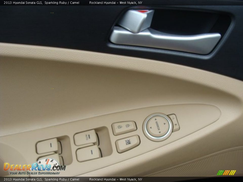 2013 Hyundai Sonata GLS Sparkling Ruby / Camel Photo #8