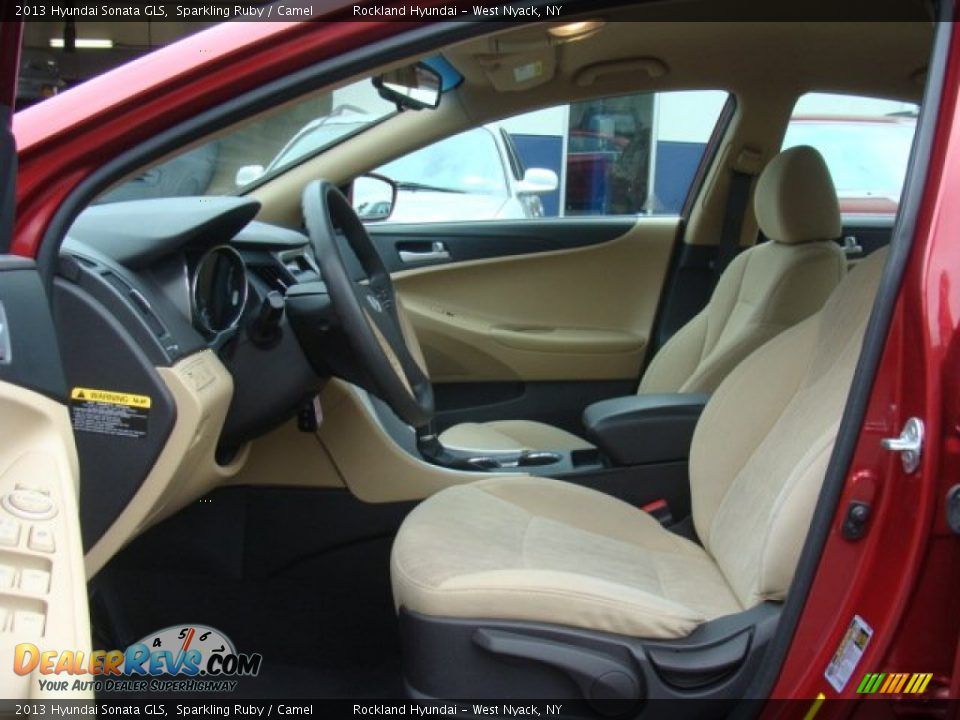 2013 Hyundai Sonata GLS Sparkling Ruby / Camel Photo #10