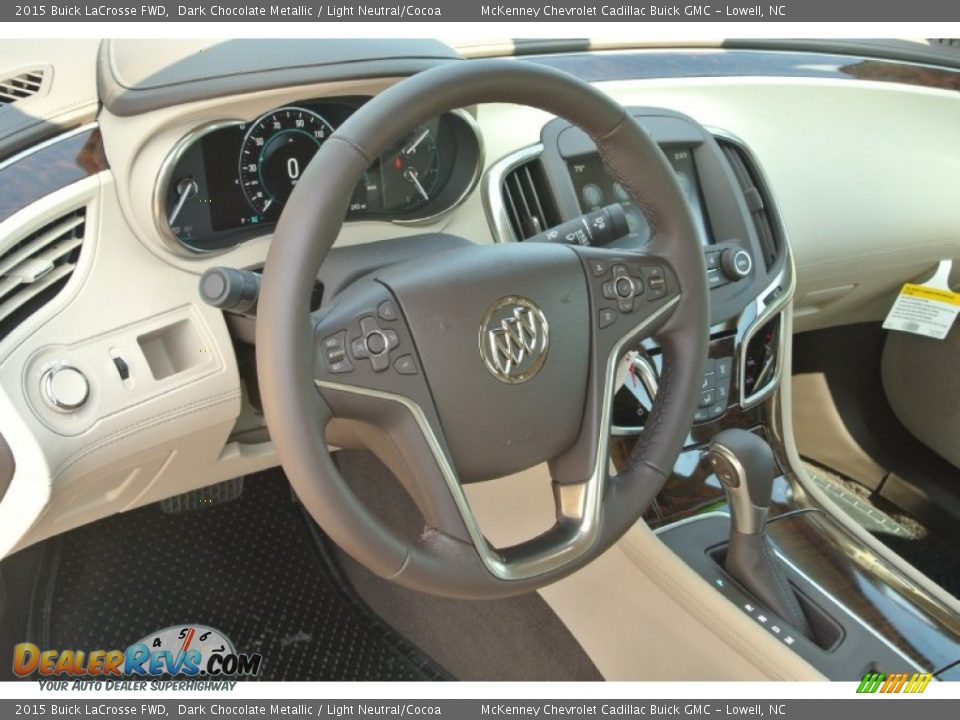 2015 Buick LaCrosse FWD Dark Chocolate Metallic / Light Neutral/Cocoa Photo #22