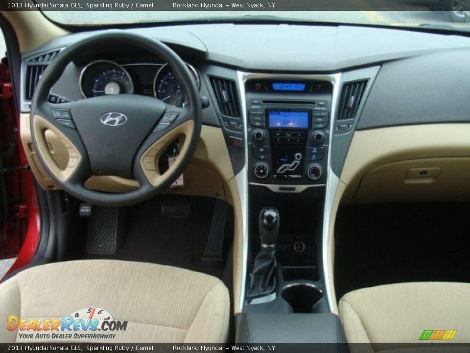 2013 Hyundai Sonata GLS Sparkling Ruby / Camel Photo #11