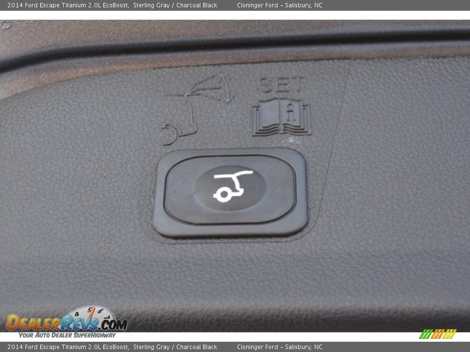 2014 Ford Escape Titanium 2.0L EcoBoost Sterling Gray / Charcoal Black Photo #10