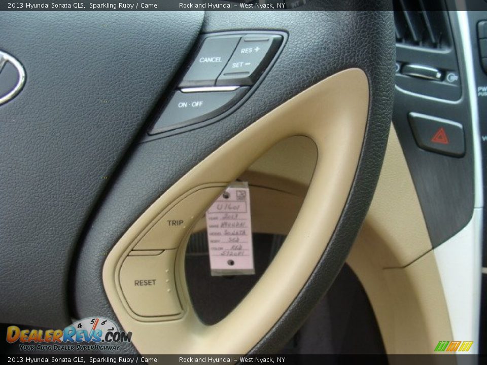 2013 Hyundai Sonata GLS Sparkling Ruby / Camel Photo #15