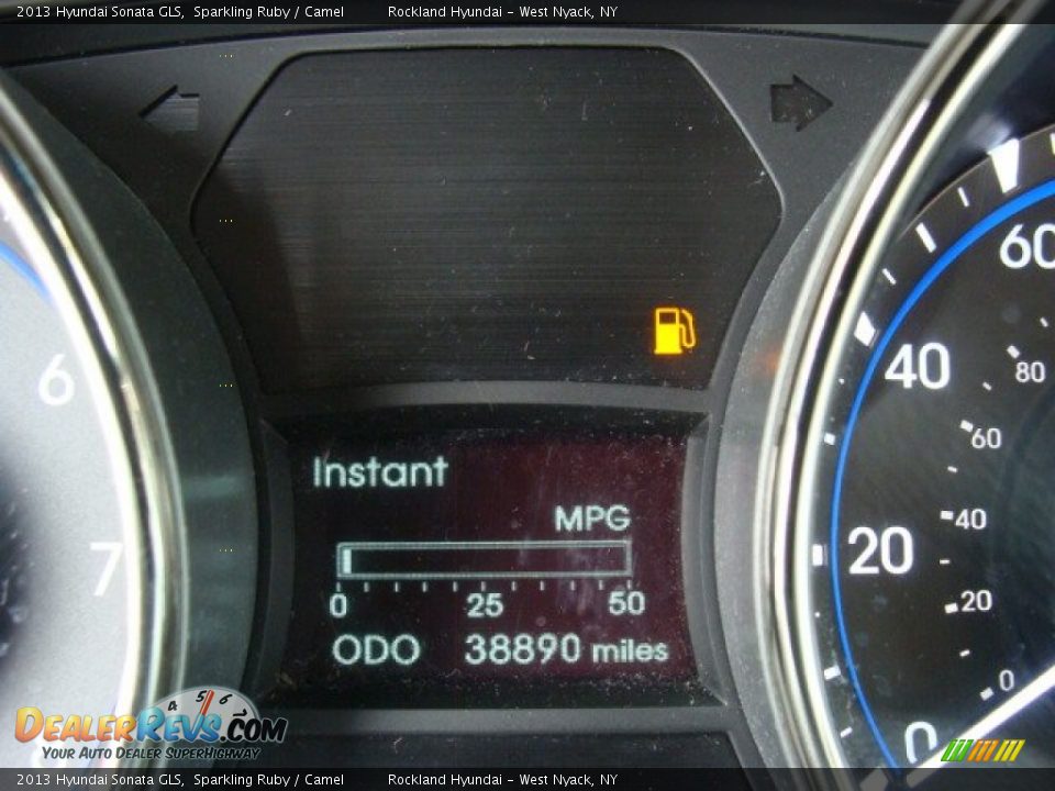 2013 Hyundai Sonata GLS Sparkling Ruby / Camel Photo #16