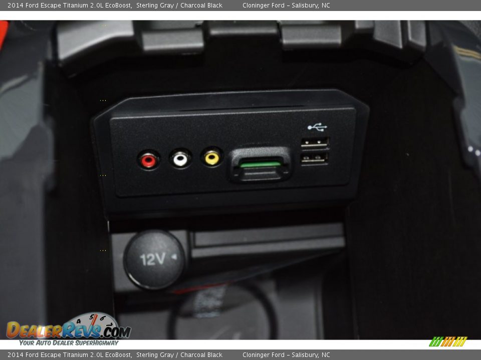 2014 Ford Escape Titanium 2.0L EcoBoost Sterling Gray / Charcoal Black Photo #21