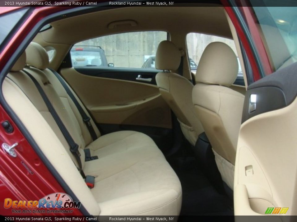 2013 Hyundai Sonata GLS Sparkling Ruby / Camel Photo #23