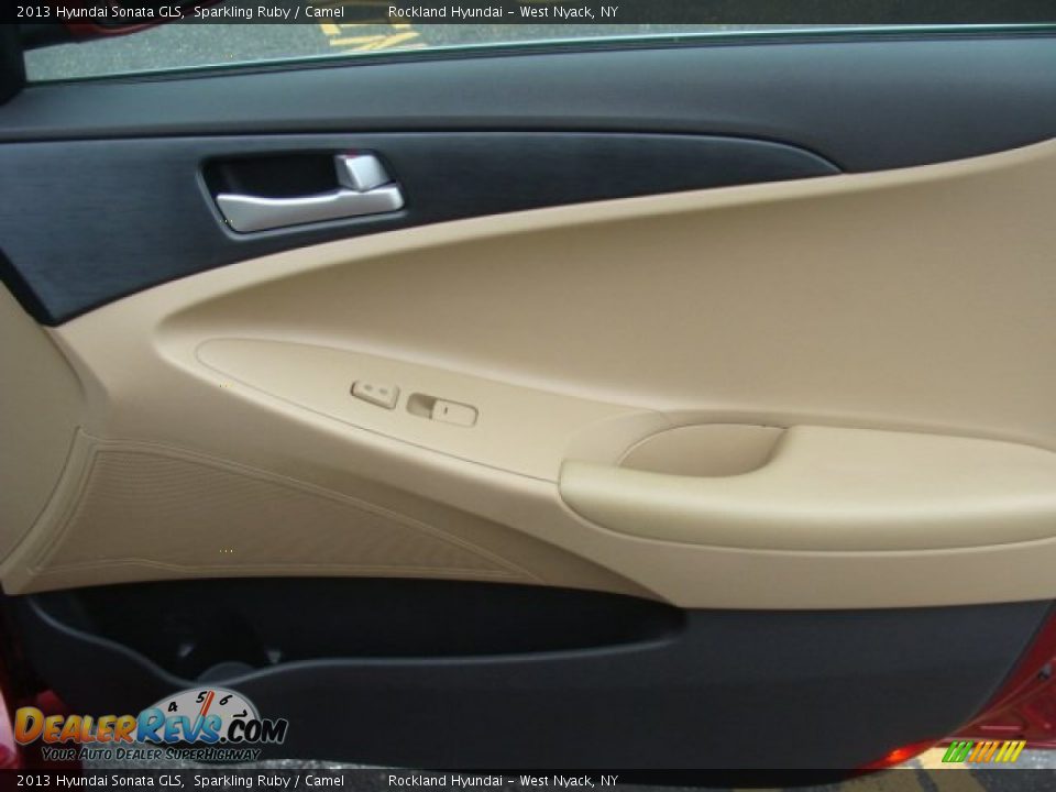 2013 Hyundai Sonata GLS Sparkling Ruby / Camel Photo #24
