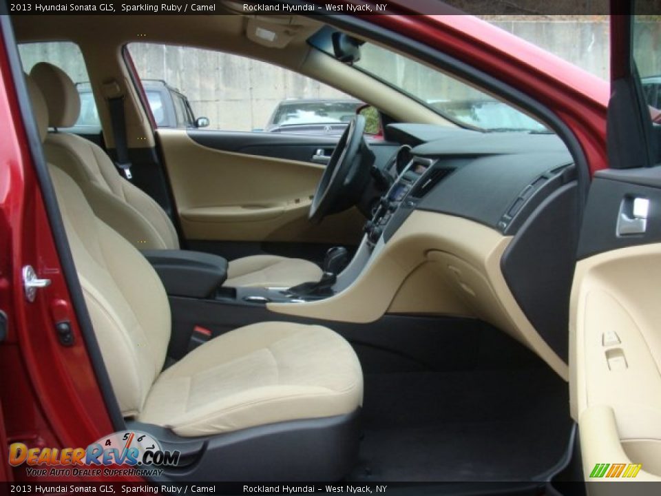 2013 Hyundai Sonata GLS Sparkling Ruby / Camel Photo #26