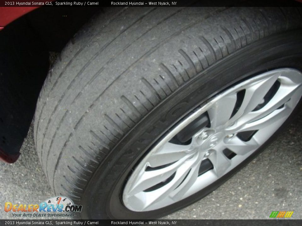 2013 Hyundai Sonata GLS Sparkling Ruby / Camel Photo #28