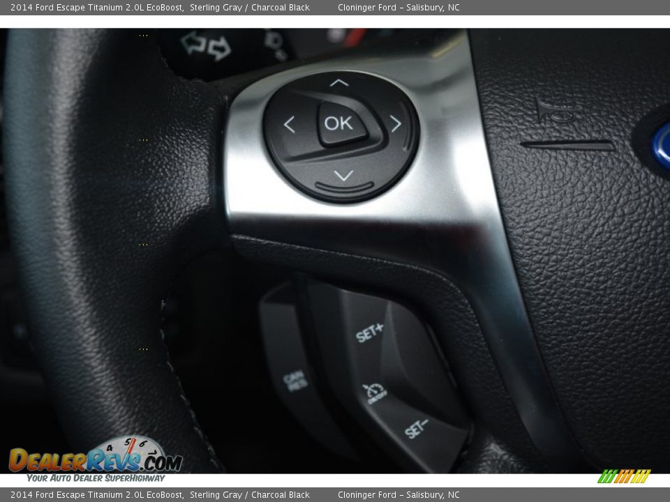2014 Ford Escape Titanium 2.0L EcoBoost Sterling Gray / Charcoal Black Photo #26