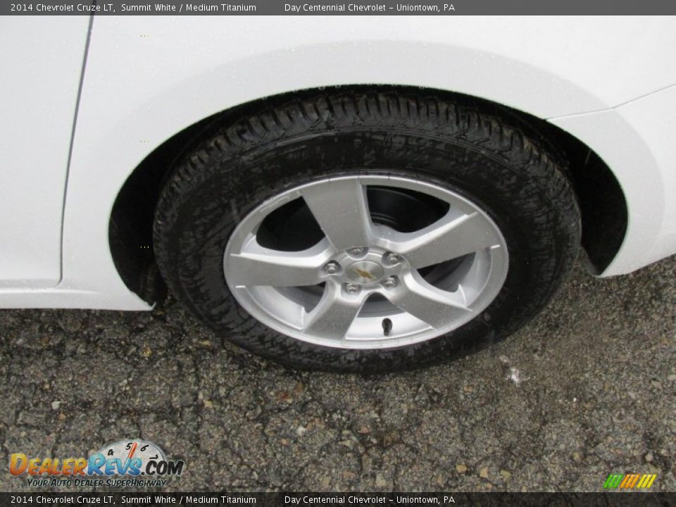 2014 Chevrolet Cruze LT Summit White / Medium Titanium Photo #3