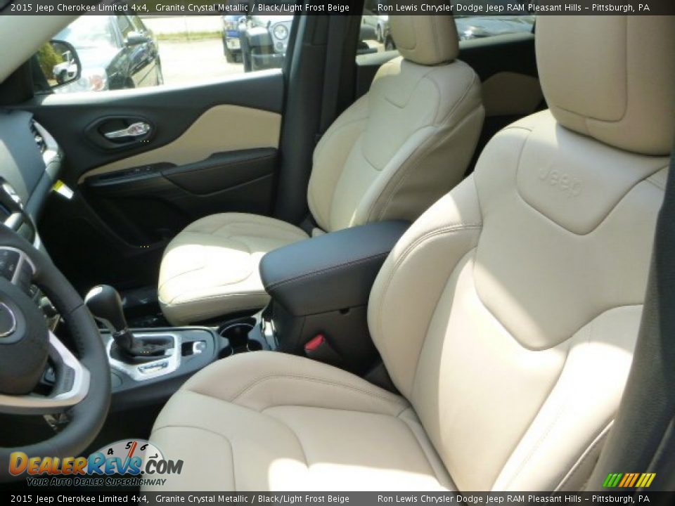 Front Seat of 2015 Jeep Cherokee Limited 4x4 Photo #10