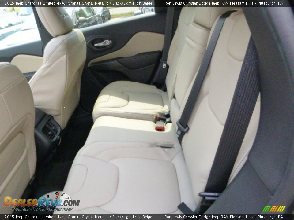 Rear Seat of 2015 Jeep Cherokee Limited 4x4 Photo #11