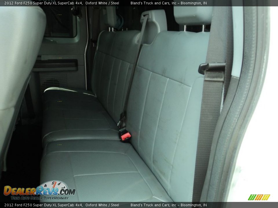 2012 Ford F250 Super Duty XL SuperCab 4x4 Oxford White / Steel Photo #8