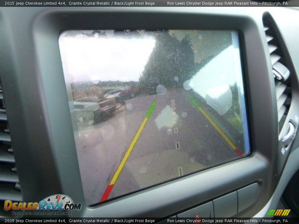 2015 Jeep Cherokee Limited 4x4 Granite Crystal Metallic / Black/Light Frost Beige Photo #19